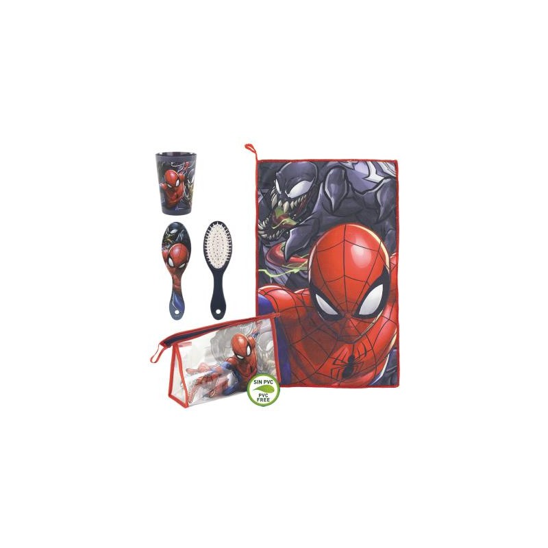 Neceser aseo viaje con accesorios Spiderman - ALM-2100003467