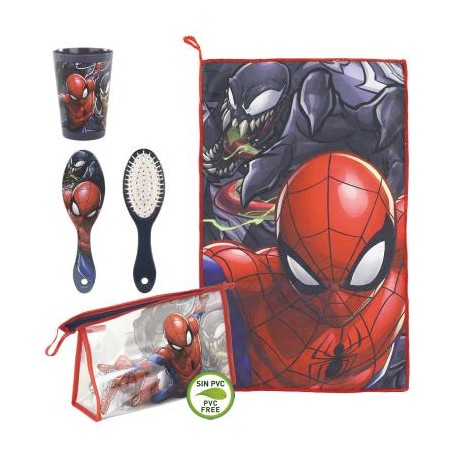Neceser aseo viaje con accesorios Spiderman - ALM-2100003467
