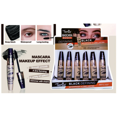 Mascara de Pestañas 2 Steps Black Defining – Waterproof & Long Lasting TE-C-037