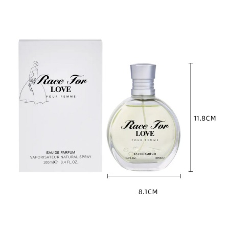 TE-X1001-53-tertio-Agua de perfume con vaporizador para mujer Race for Love N53 100 Ml