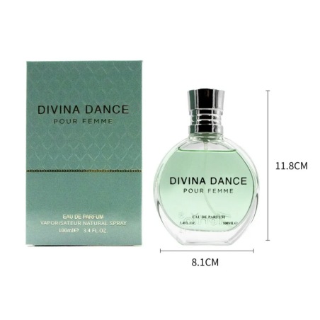 TE-X1001-54-tertio-Agua de perfume con vaporizador para mujer Divina Dance N54 100 Ml