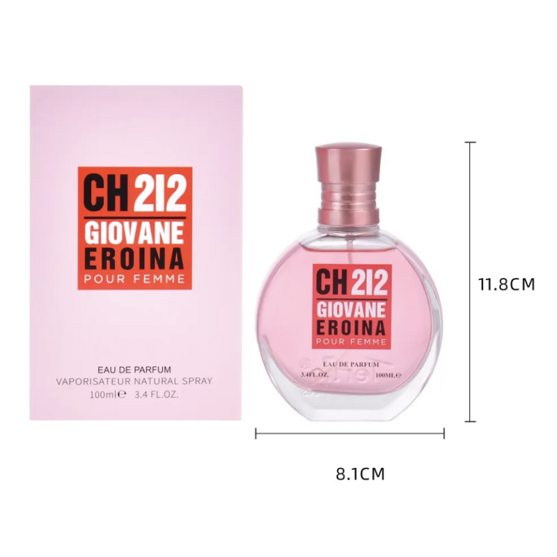 TE-X1001-56-tertio-Agua de perfume con vaporizador para mujer CH212 Giovane Eroina N56 100 Ml