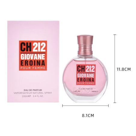 TE-X1001-56-tertio-Agua de perfume con vaporizador para mujer CH212 Giovane Eroina N56 100 Ml