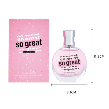 TE-X1001-55-tertio-Agua de perfume con vaporizador para mujer So Great N55 100 Ml