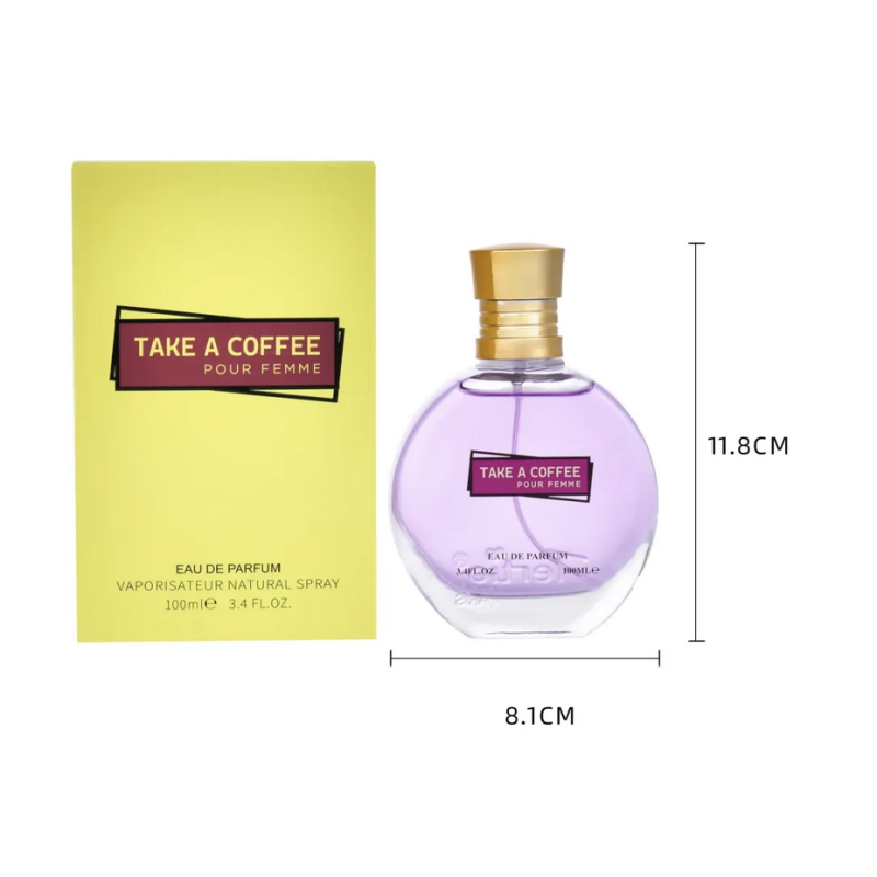 TE-X1001-57-tertio-Agua de perfume con vaporizador para mujer Take a coffee N57 100 Ml