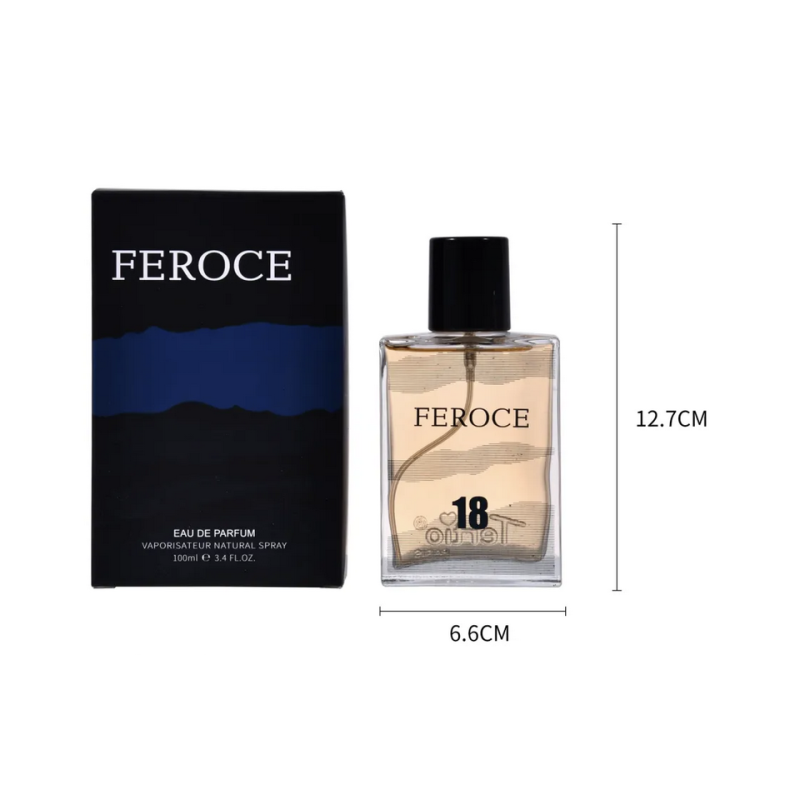 TE-X1002-18-tertio-Agua de perfume con vaporizador para hombre Feroce N18 100 Ml