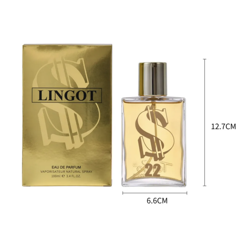 TE-X1002-22-tertio-Agua de perfume con vaporizador para hombre Lingot N22 100 Ml