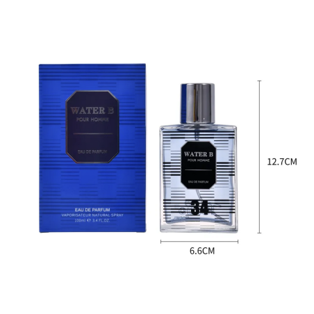 TE-X1002-34-tertio-Agua de perfume con vaporizador para hombre Water B N34 100 Ml