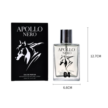 TE-X1002-4-tertio-Agua de perfume con vaporizador para hombre Apollo Nero N4 100 Ml