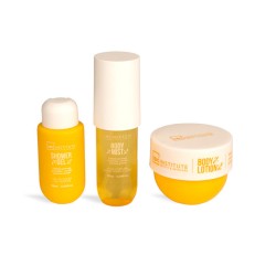 Set Trío Radiant skin: Bruma corporal,gel y crema IDC Institute IDC-35270