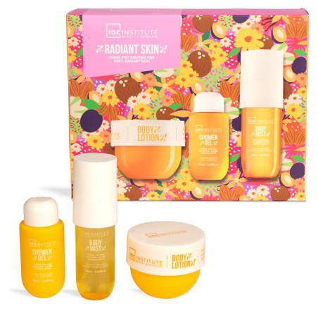 Set Trío Radiant skin: Bruma corporal,gel y crema IDC Institute IDC-35270
