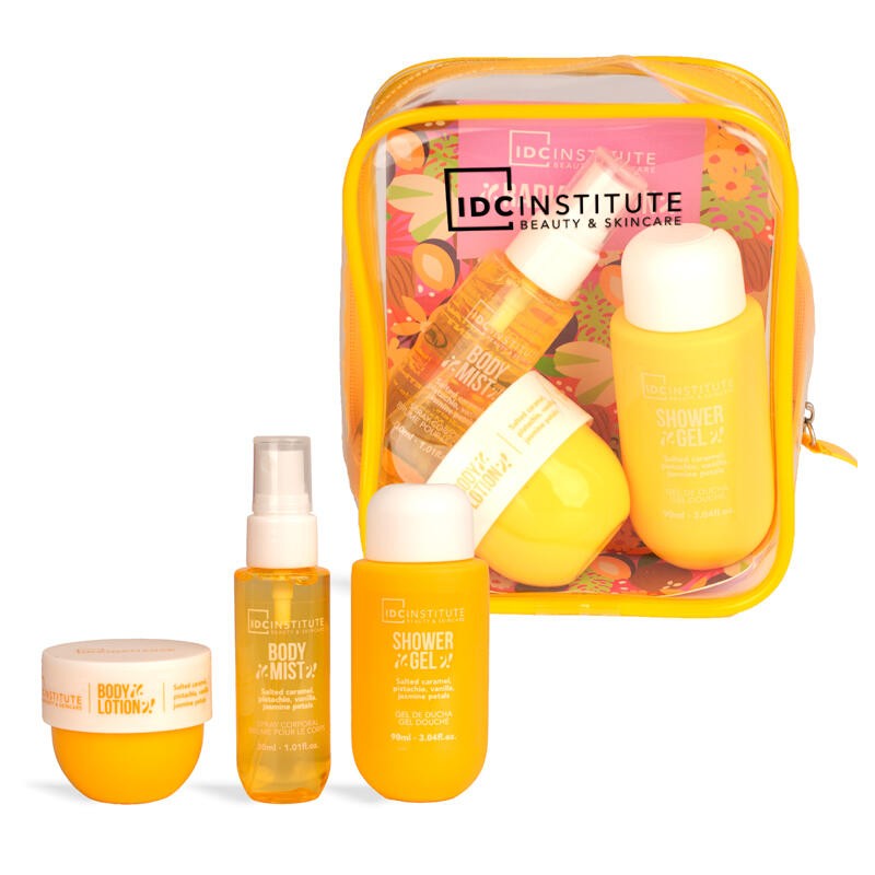 Set viaje Trío Radiant skin: Bruma corporal,gel y crema IDC Institute IDC-35272