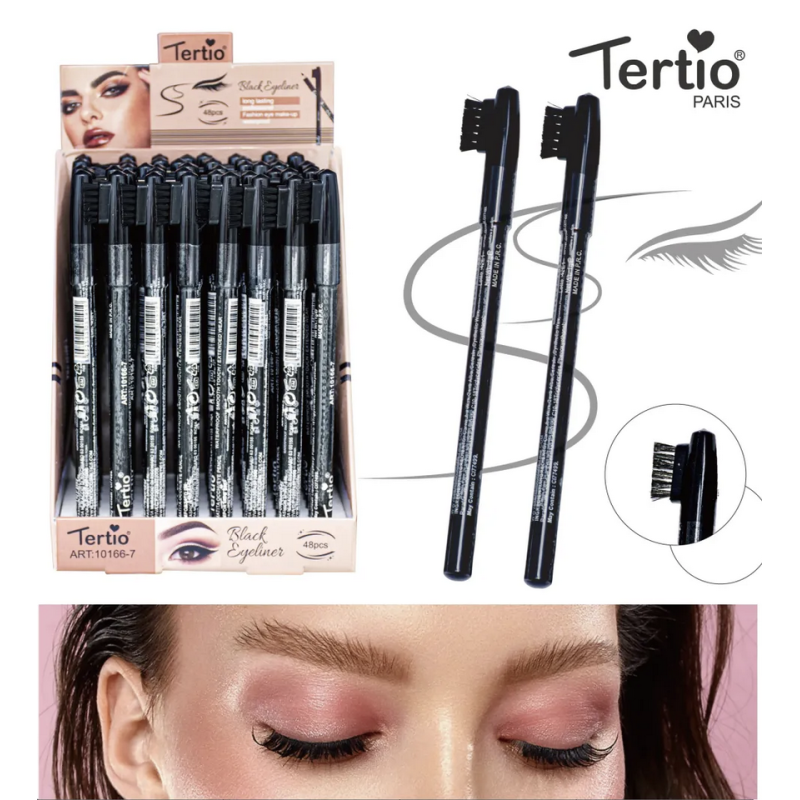 Lapiz De Cejas Y Ojos 2 En 1 TE-10166-7