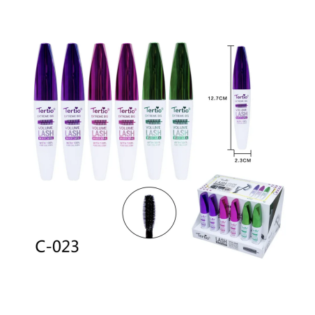 Máscara pestañas colágeno volumen Extreme colores TE-C-023