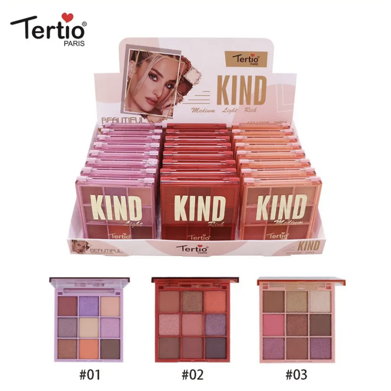 Minipaleta de sombras colores surtidos TE-10506