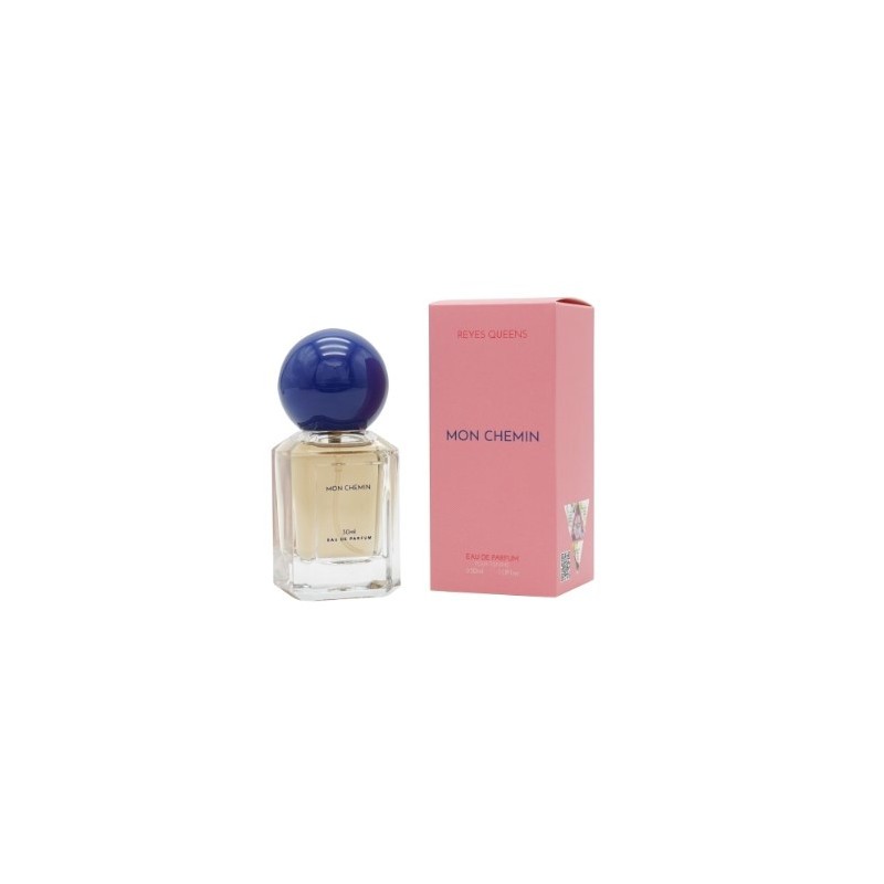 Agua de perfume Mon Chemin 30 ml para mujer con expositor de sobremesa-RQ-QT011P-Reyes Queens