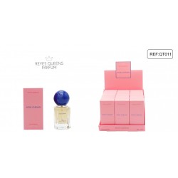 Agua de perfume Mon Chemin 30 ml para mujer con expositor de sobremesa-RQ-QT011P-Reyes Queens