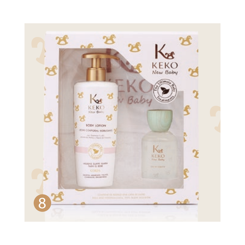 Estuche pack regalo infantil Keko Loción corporal+Eau de Toilette sin alcohol+Toalla-TN-099460000