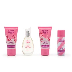 Estuche tulipan negro Fresa Nata 4 pzas-TN-099360001-tulipan negro