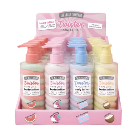 Expositor Body Lotion Twister Dual effect aromas surtidos-CTFC-25900000-The Fruit Company
