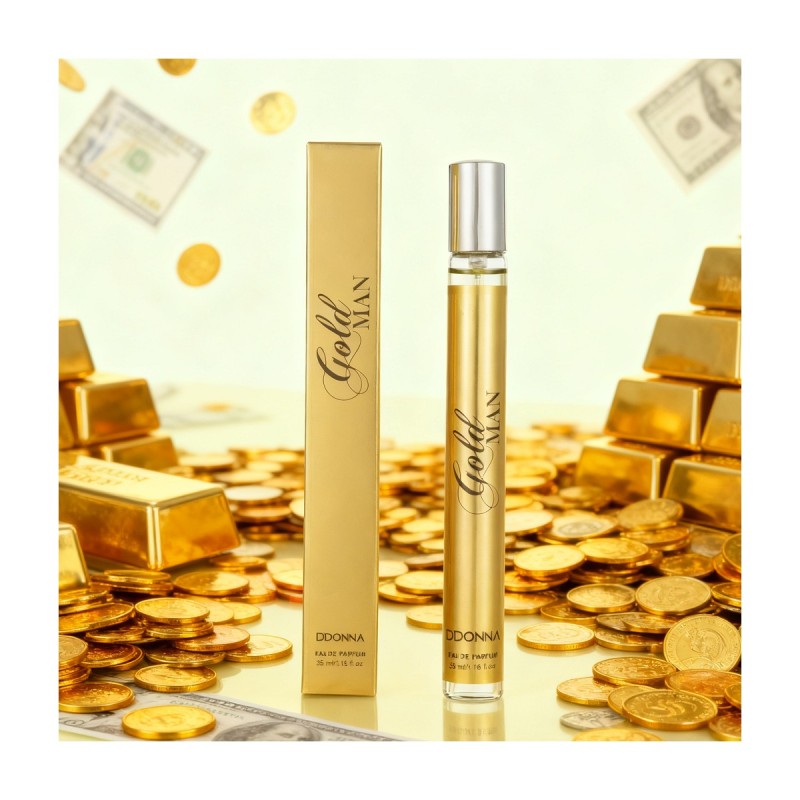 Agua de perfume con vaporizador Gold man 35 ml DD-30110-ddonna