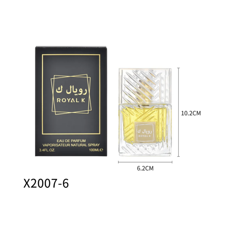 Agua de perfume con vaporizador unisex Royal K 100 ml TE-X2007-6