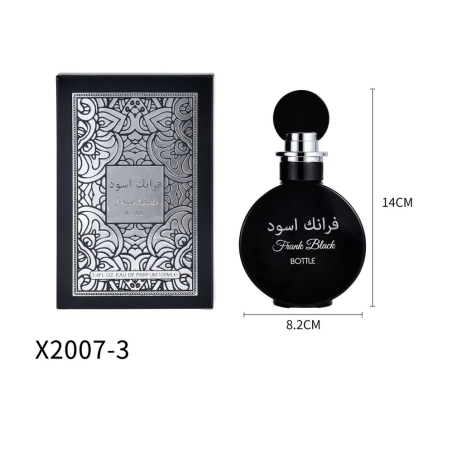 Agua de perfume con vaporizador hombre Frank Black 100 ml TE-X2007-3