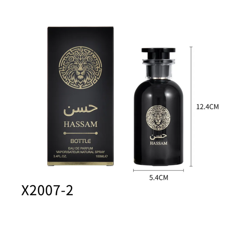 Agua de perfume con vaporizador hombre Hassam 100 ml TE-X2007-2
