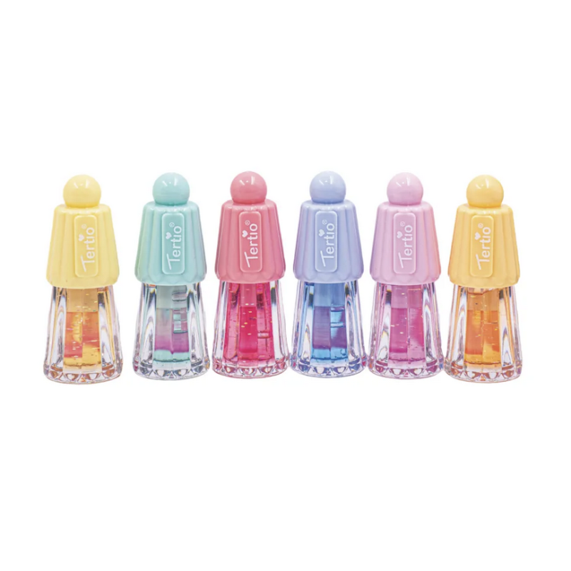 Expositor 24 Unidades Brillo Labial Mágico de Larga Duración TE-20577