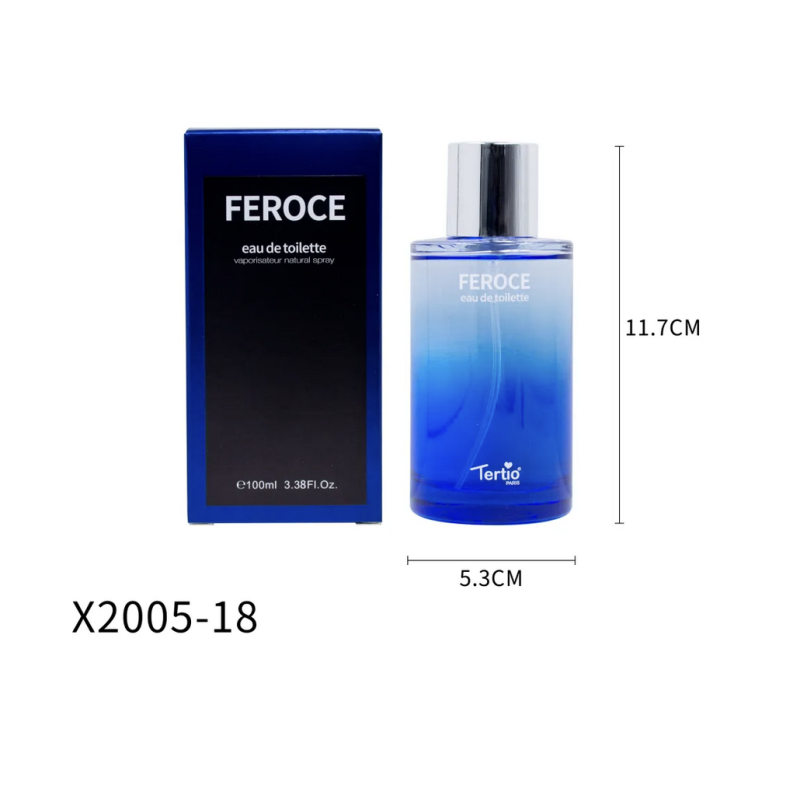 Agua de perfume con vaporizador para hombre Feroce 100 Ml TE-X2005-18