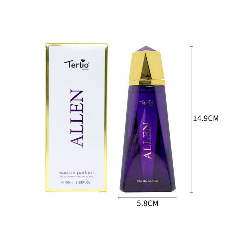 Agua de perfume con vaporizador para mujer Allen 100 ml  X2005-16