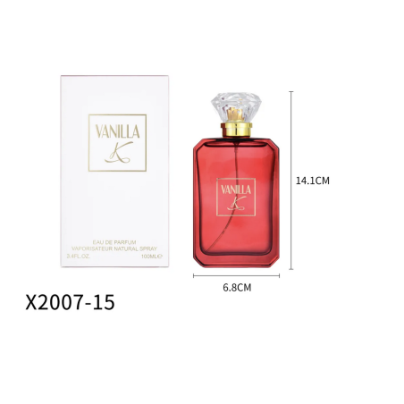 Agua de perfume con vaporizador unisex Vanilla K  100 ml TE-X2007-15