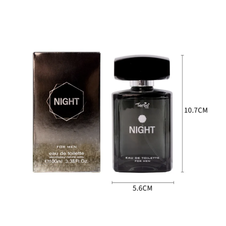 Agua de perfume con vaporizador para hombre Night 100 Ml-TE-X2005-32-tertio