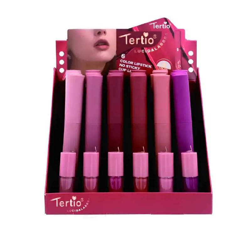 Expositor 24 Unidades Labies de larga duración con acabado mate TE-25002