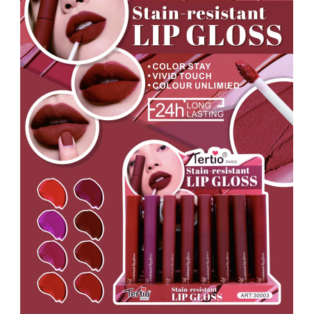 Brillo de Labios de Larga Duración y Alta Pigmentación TE-30003