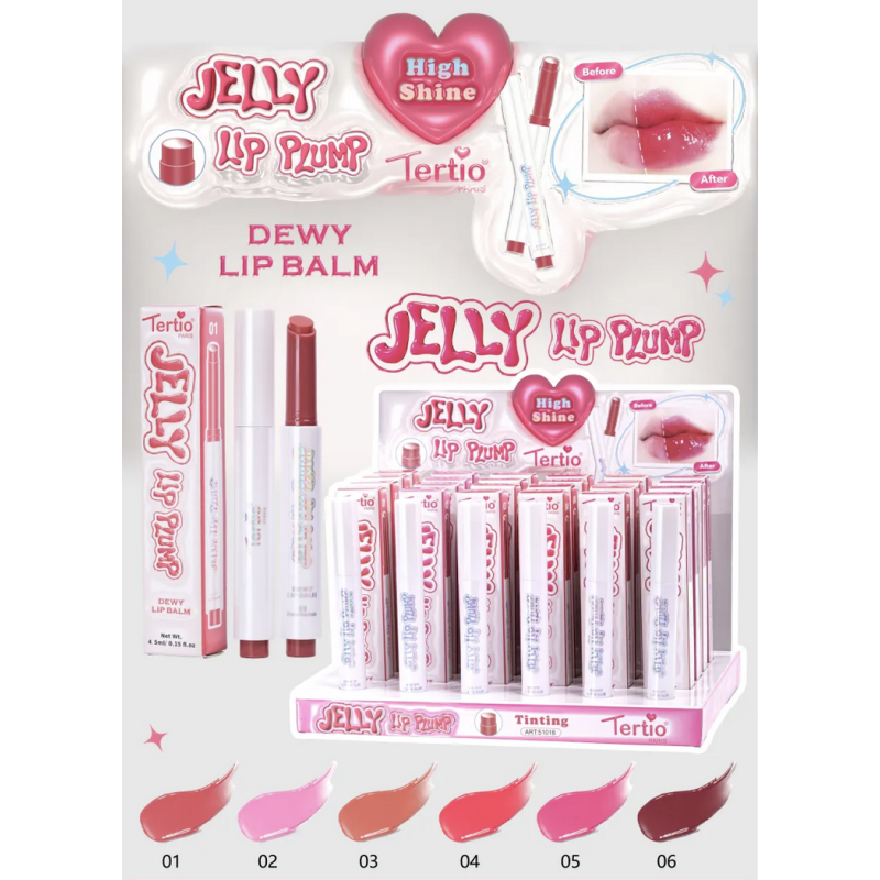 Bálsamo Labial Jelly con Efecto Volumen TE-51018