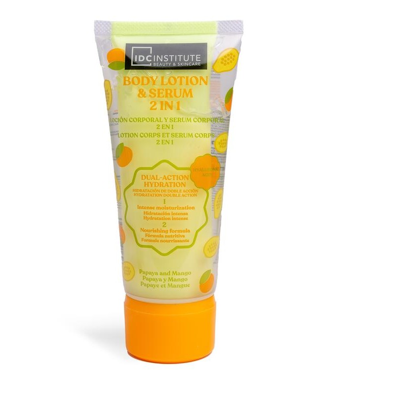 Loción corporal 2 EN 1: sérum corporal y crema hidratante Papaya & mango 150 ml-IDC-44131PM-IDC Institute