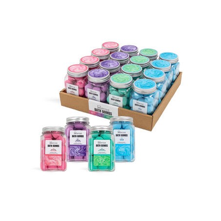 Bombas de baño pura energia 160g display surtido idc institute-IDC-99509-IDC INSTITUTE