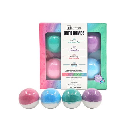 Bombas de baño caja energía pura multicolor 4x70gr idc institute-IDC-99508-IDC INSTITUTE