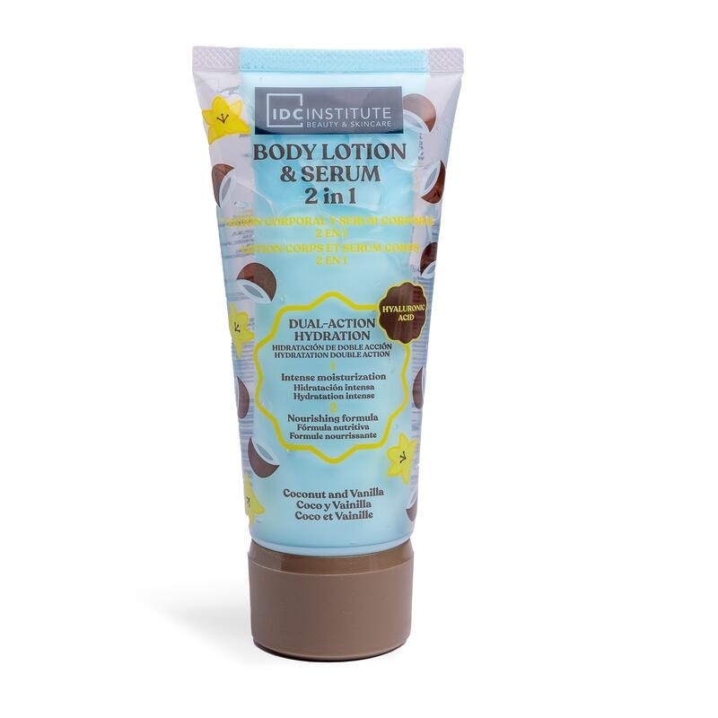 Loción corporal 2 EN 1: sérum corporal y crema hidratante Coco y Vainilla 150 ml-IDC-44131CV-IDC Institute