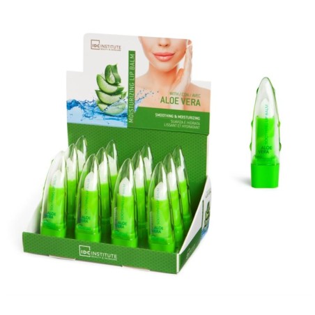 Bálsamo labial con aloe vera 4g  hidratante-IDC-66007-IDC INSTITUTE