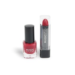Esmalte de uñas + lápiz de labios magic studio-MS-30720-MAGIC STUDIO