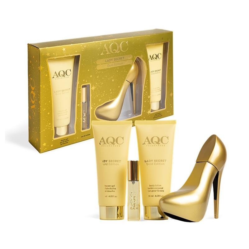 Pack regalo lady secret gold edition aqc fragrances-AQC-44022-AQC Fragrances