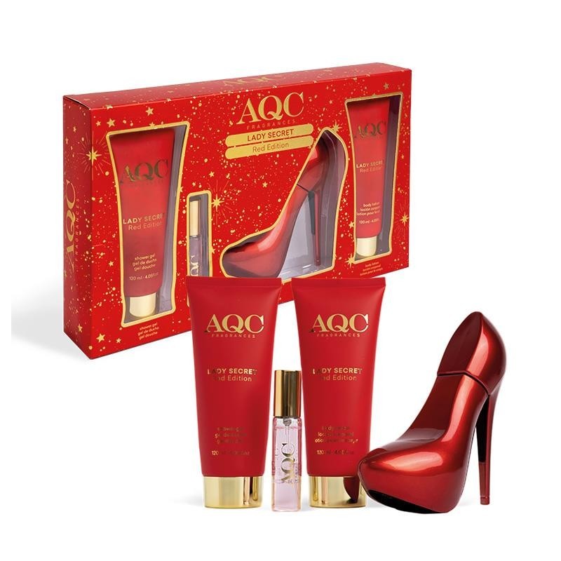 Pack regalo lady secret red edition aqc fragrances-AQC-44024-AQC Fragrances
