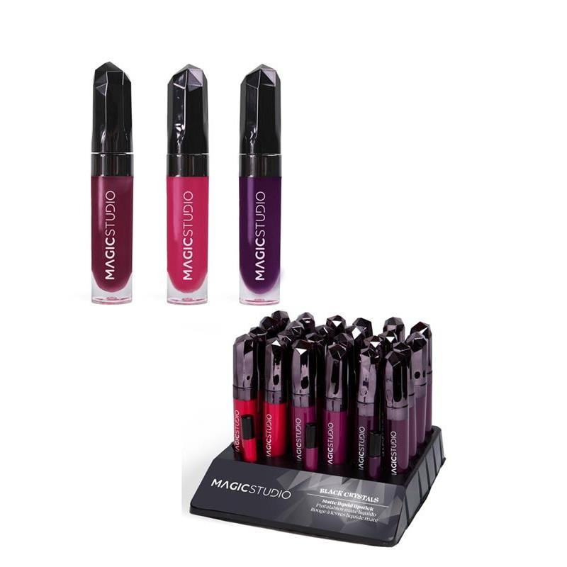 Pintalabios líquido mate black crystals magic studio-CMS-50613-Magic Studio