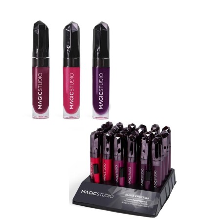 Pintalabios líquido mate black crystals magic studio-CMS-50613-Magic Studio