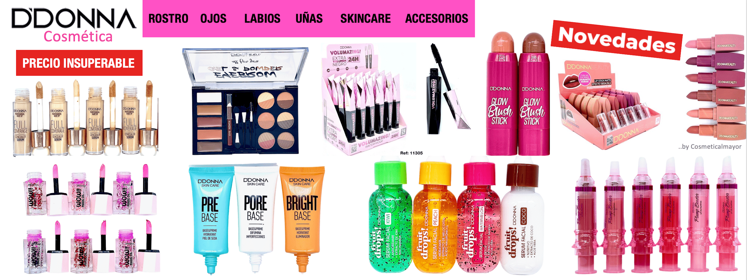 Mayoristas de marcas de cosmetica y productos de bellezsa y maquillaje al por mayor